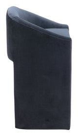 Emas Midnight Gray Barstool - Ornate Home