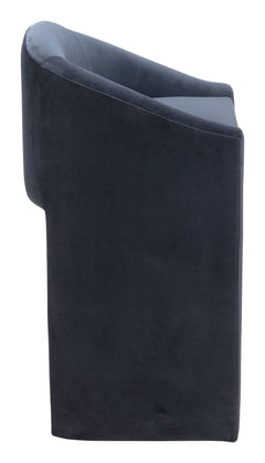 Emas Midnight Gray Barstool - Ornate Home