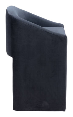 Emas Midnight Gray Counter Stool - Ornate Home