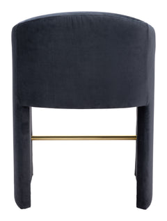 Emas Midnight Gray Counter Stool - Ornate Home