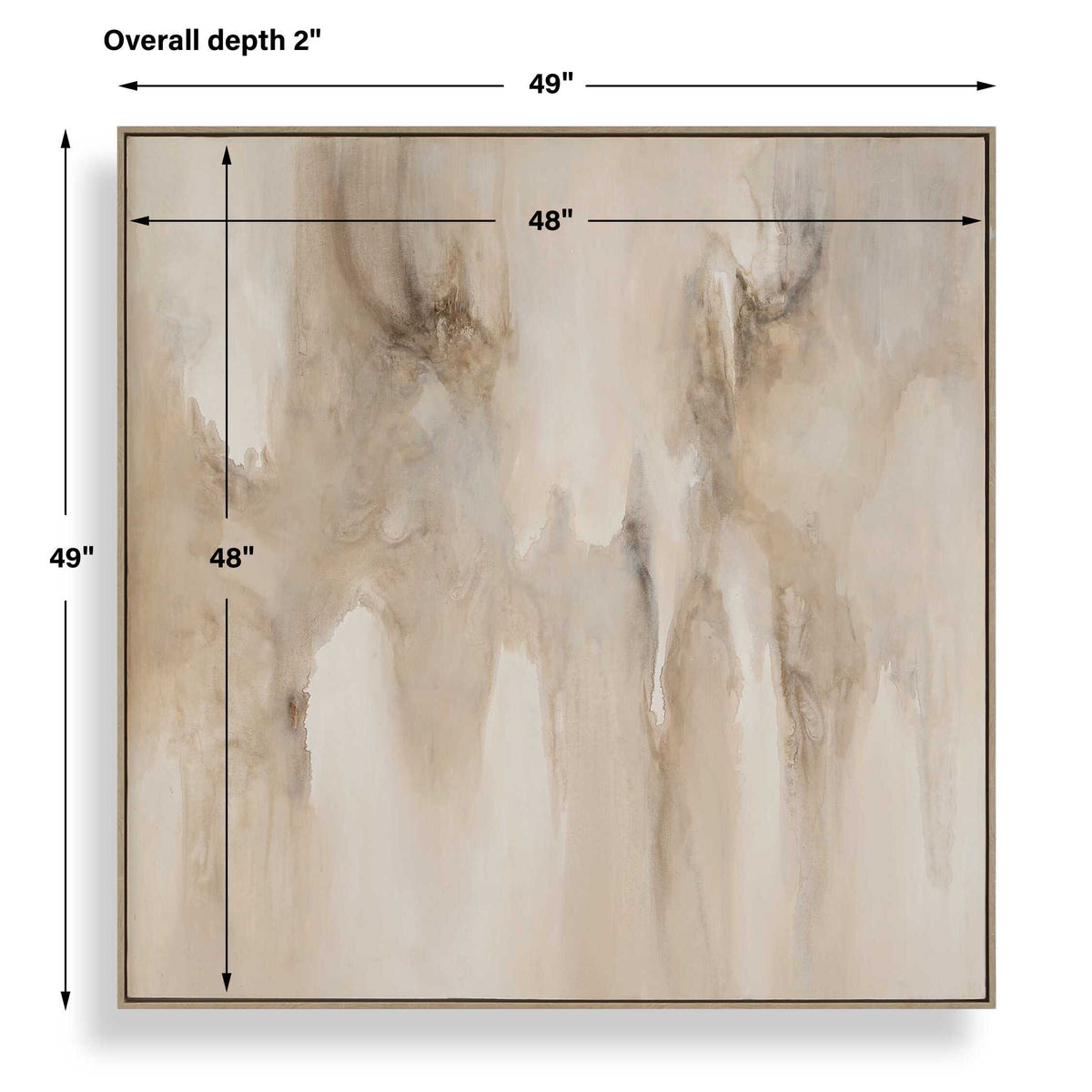 Embark Multicolor Hand Painted Abstract Canvas - Ornate Home