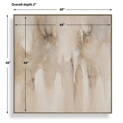 Embark Multicolor Hand Painted Abstract Canvas - Ornate Home