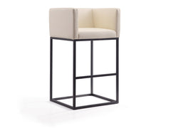 Embassy Barstool in Cream and Black - Ornate Home