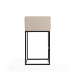 Embassy Barstool in Cream and Black (set of 2) - Ornate Home