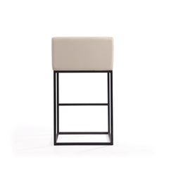Embassy Barstool in Cream and Black (set of 3) - Ornate Home