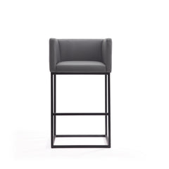 Embassy Barstool in Grey and Black (set of 3) - Ornate Home