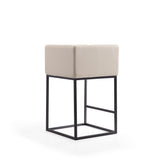 Embassy Counter Stool in Cream and Black - Ornate Home