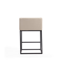 Embassy Counter Stool in Cream and Black (set of 2) - Ornate Home