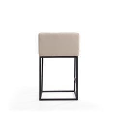 Embassy Counter Stool in Cream and Black (set of 3) - Ornate Home