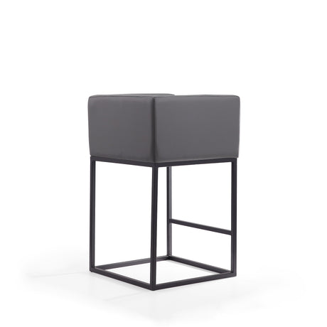 Embassy Counter Stool in Grey and Black - Ornate Home