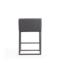 Embassy Counter Stool in Grey and Black - Ornate Home