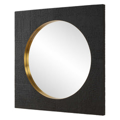 Ember Black Square Mirror - Ornate Home