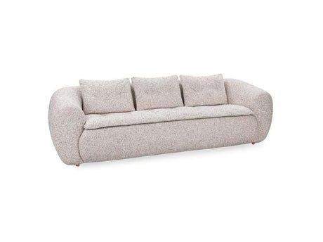 Ember Cream White Upholstered Sofa - Ornate Home