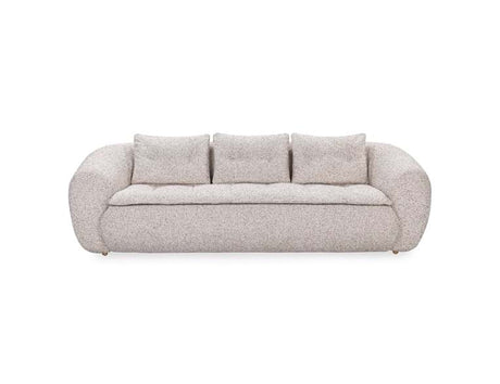 Ember Cream White Upholstered Sofa - Ornate Home