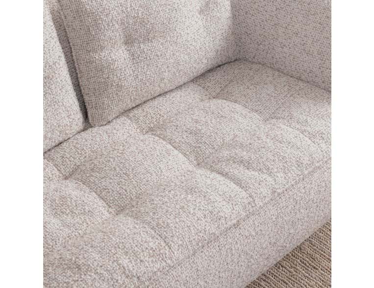 Ember Cream White Upholstered Sofa - Ornate Home