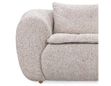 Ember Cream White Upholstered Sofa - Ornate Home