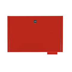 Ember Red Nightstand with USB - Ornate Home