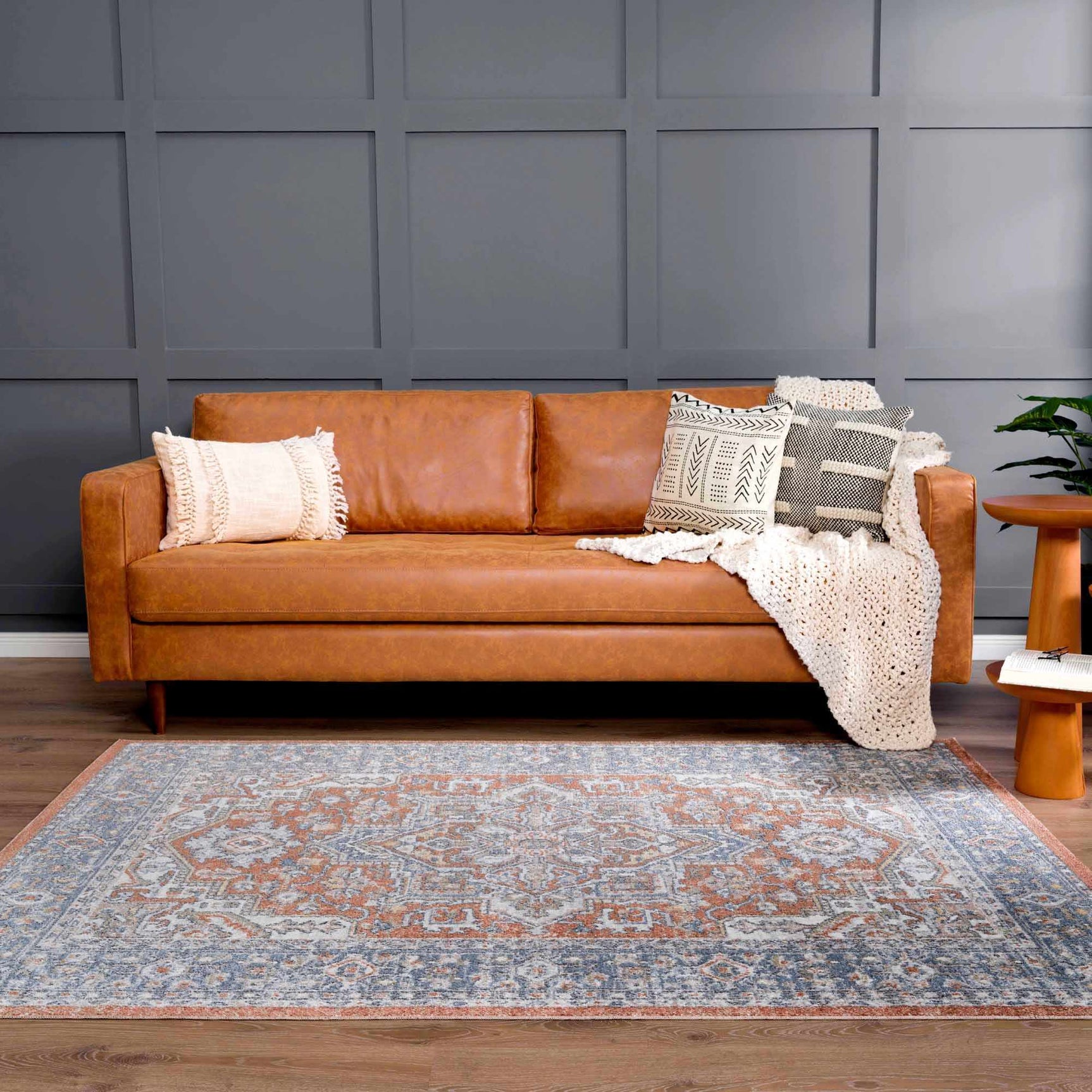 Ember Washable Area Rug - Clearance - Ornate Home