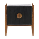 Emberly Black Nightstand - Ornate Home