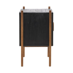 Emberly Black Nightstand - Ornate Home