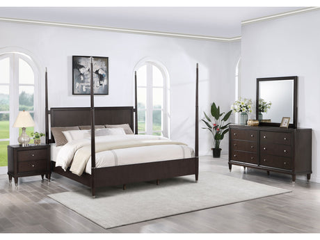 Emberlyn Brown 4-piece Queen Bedroom Set - Ornate Home