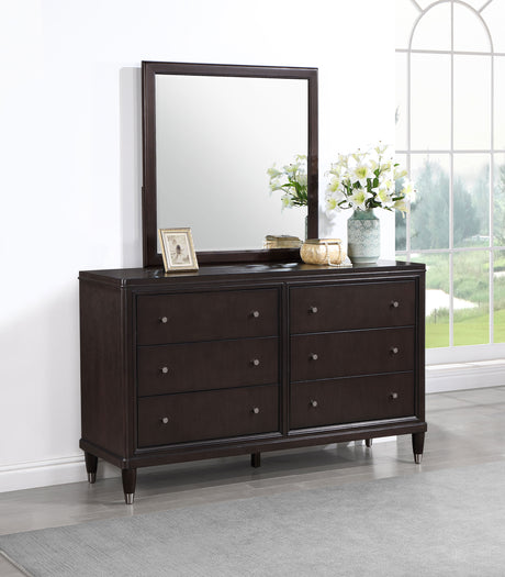 Emberlyn Brown Dresser with Mirror - Ornate Home