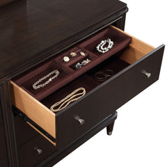 Emberlyn Brown Dresser with Mirror - Ornate Home