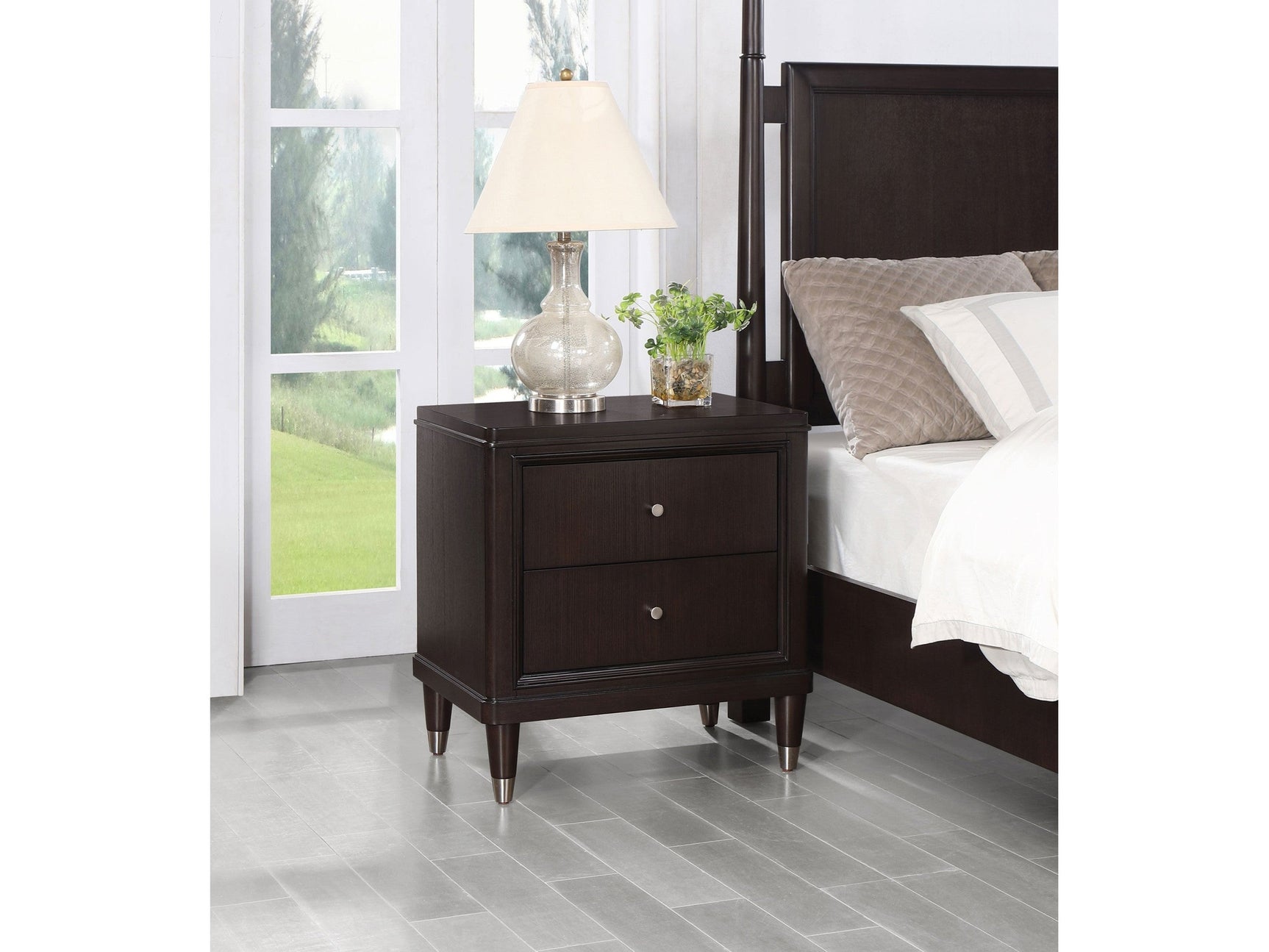 Emberlyn Brown Nightstand - Ornate Home