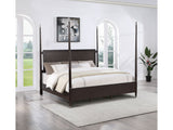 Emberlyn Brown Queen Poster Bed - Ornate Home