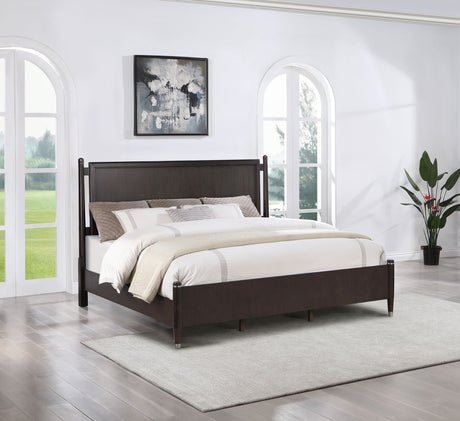 Emberlyn Brown Queen Poster Bed - Ornate Home
