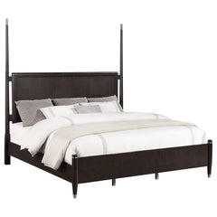 Emberlyn Brown Queen Poster Bed - Ornate Home
