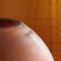 Embersen Amber Vase (8''H) - Ornate Home