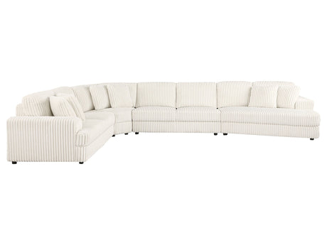 Emberson Ivory 4-piece Sectional Sofa - Ornate Home