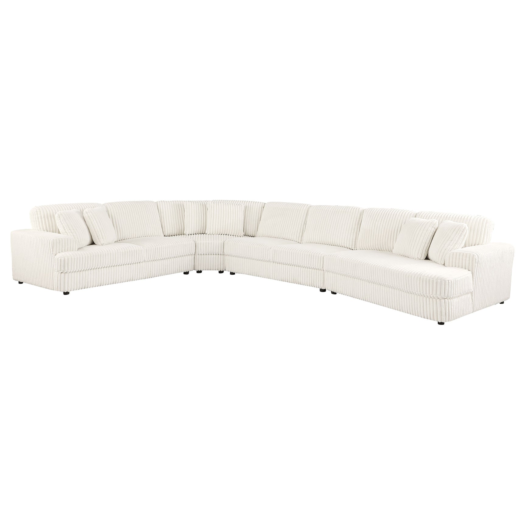 Emberson Ivory 4-piece Sectional Sofa - Ornate Home