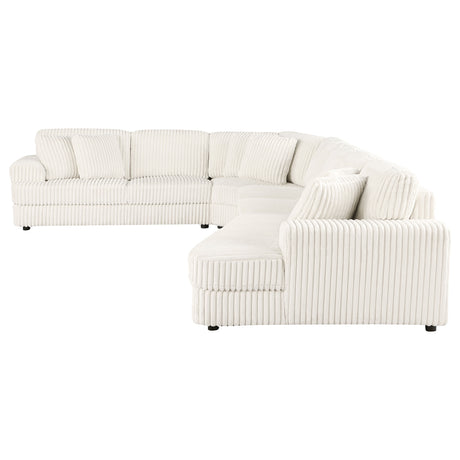 Emberson Ivory 4-piece Sectional Sofa - Ornate Home