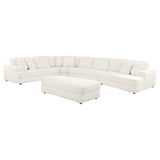 Emberson Ivory 5-piece Sectional Sofa - Ornate Home