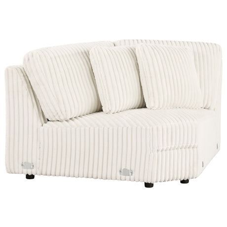 Emberson Ivory 5-piece Sectional Sofa - Ornate Home