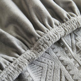 Embossed Geometric Elastic Sofa Cover Boho Stylish Decorative Furniture Covers - Ornate Home