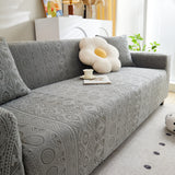 Embossed Geometric Elastic Sofa Cover Boho Stylish Decorative Furniture Covers - Ornate Home