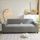 Embossed Geometric Elastic Sofa Cover Boho Stylish Decorative Furniture Covers - Ornate Home