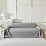 Embossed Leaf Pattern Sofa Cover Blanket for Couch, Soft Cooling Textured Couch Cover - Ornate Home