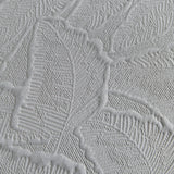 Embossed Leaf Pattern Sofa Cover Blanket for Couch, Soft Cooling Textured Couch Cover - Ornate Home