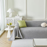Embossed Leaf Pattern Sofa Cover Blanket for Couch, Soft Cooling Textured Couch Cover - Ornate Home