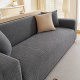 Embossed Lines Couch Covers Stretchable Non-Slip & Washable Sofa Slipcovers - Ornate Home