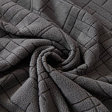 Embossed Lines Couch Covers Stretchable Non-Slip & Washable Sofa Slipcovers - Ornate Home