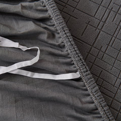 Embossed Lines Couch Covers Stretchable Non-Slip & Washable Sofa Slipcovers - Ornate Home