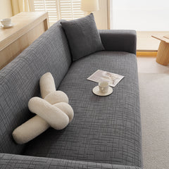 Embossed Lines Couch Covers Stretchable Non-Slip & Washable Sofa Slipcovers - Ornate Home