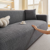 Embossed Lines Couch Covers Stretchable Non-Slip & Washable Sofa Slipcovers - Ornate Home