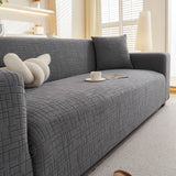 Embossed Lines Couch Covers Stretchable Non-Slip & Washable Sofa Slipcovers - Ornate Home