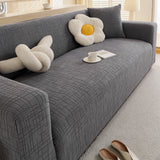 Embossed Lines Couch Covers Stretchable Non-Slip & Washable Sofa Slipcovers - Ornate Home